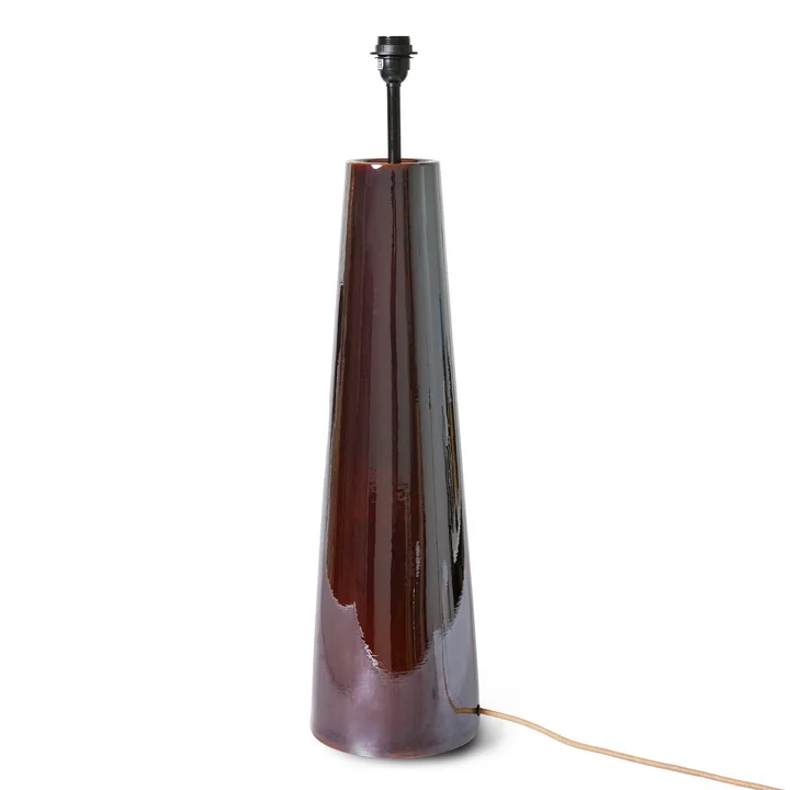 Cone Pied de lampadaire, XL, marron de HKliving