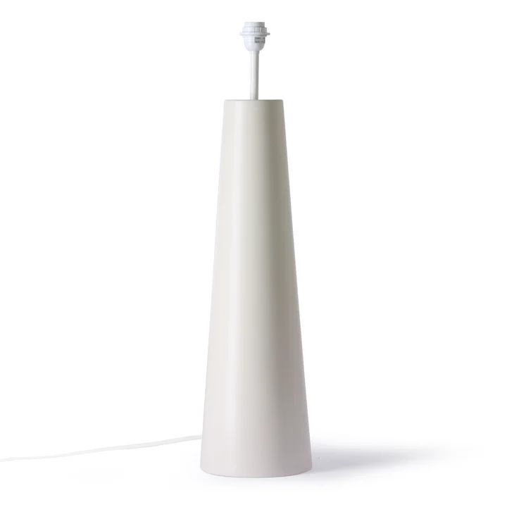 Cone Pied de lampadaire, XL, cream de HKliving