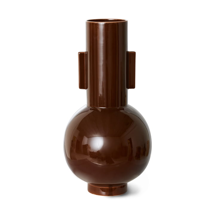 Vase en céramique, L, espresso de HKliving
