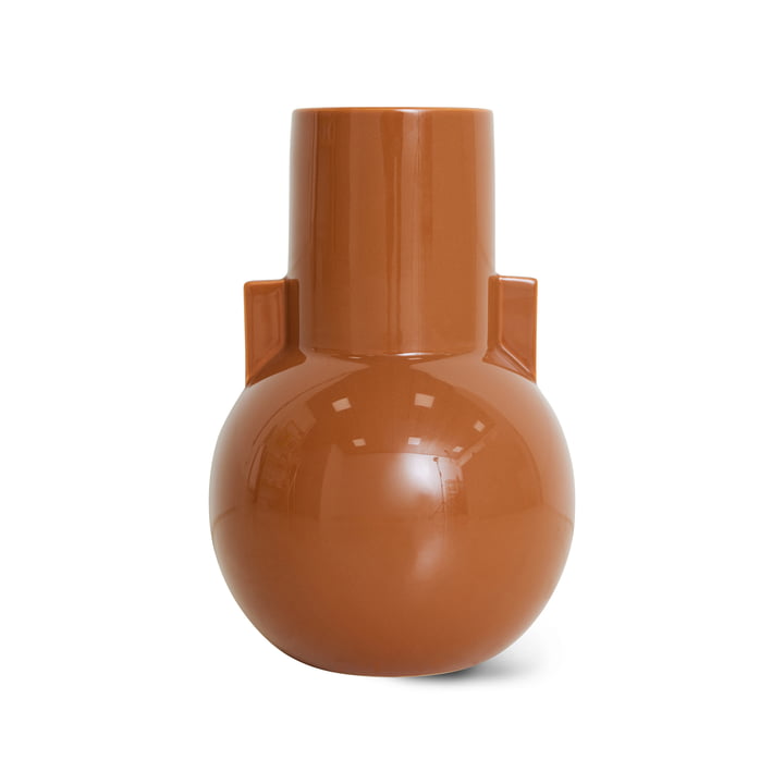 Vase en céramique, S, caramel de HKliving