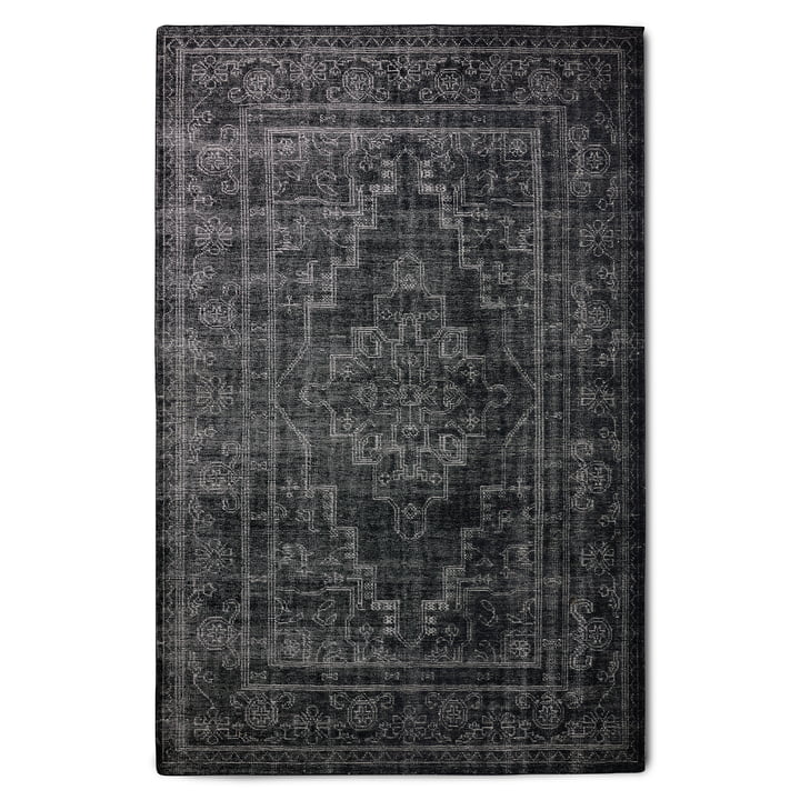 Tapis en laine, 200 x 300 cm, noir de HKliving