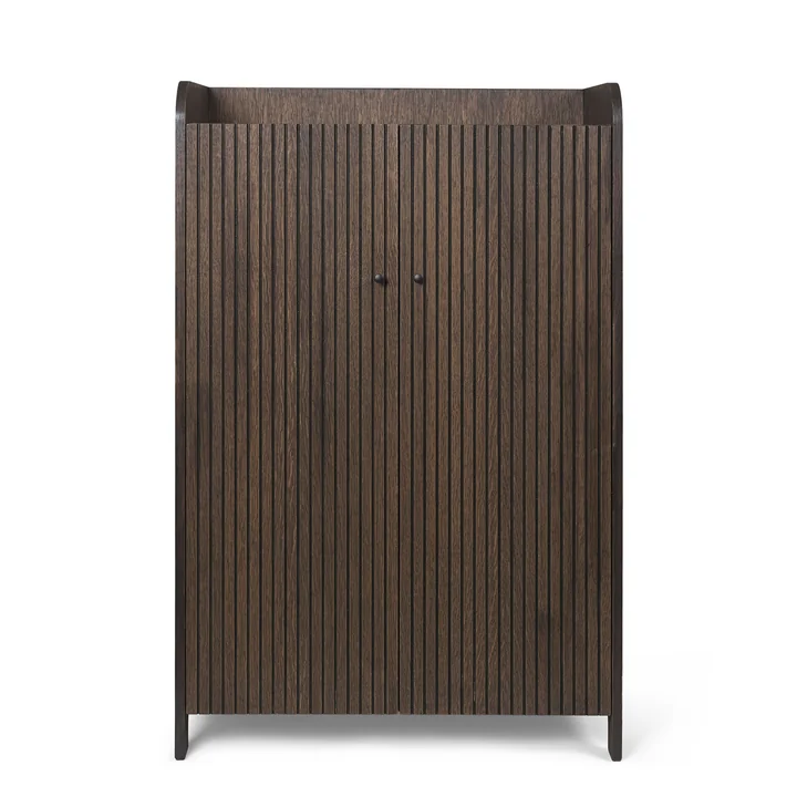 Sill Armoire, H 110 cm, chêne teinté foncé de Ferm Living
