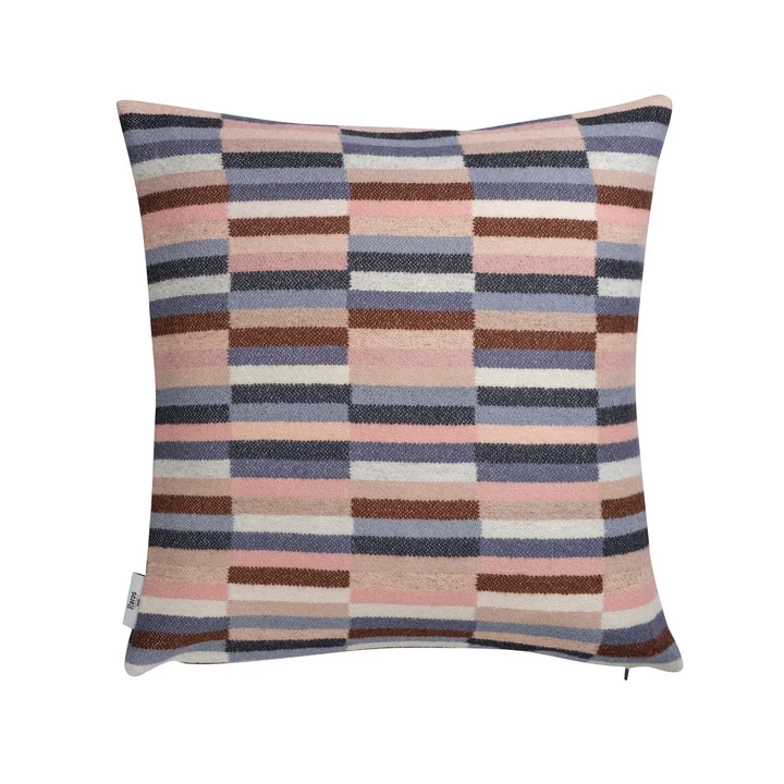 Røros Tweed - Ida Coussin, 50 x 50 cm, rose / bleu
