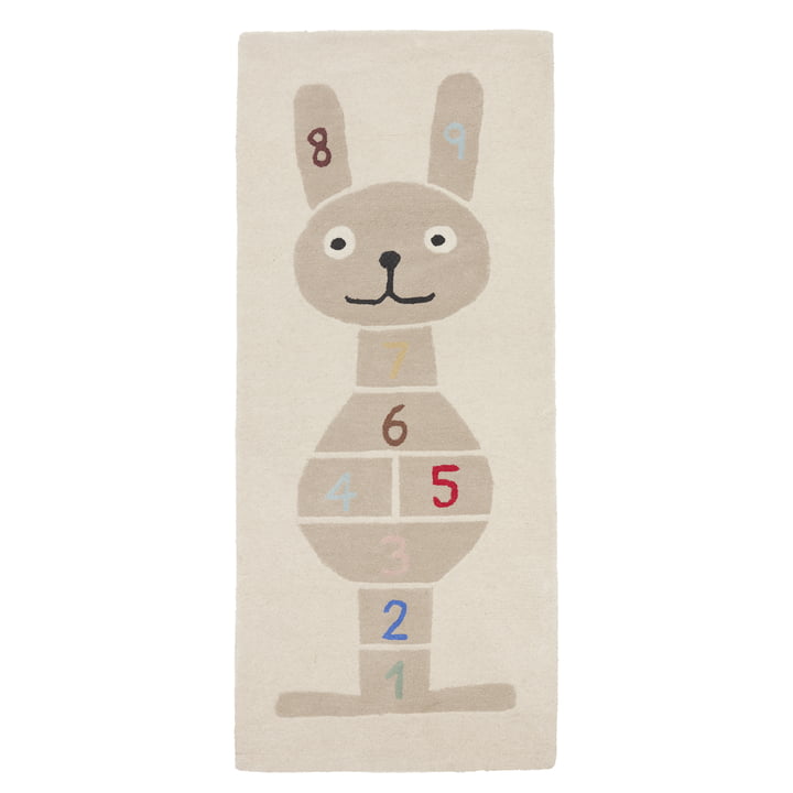 Tapis de jeu pour enfants, 180 x 75 cm, Lapin de OYOY