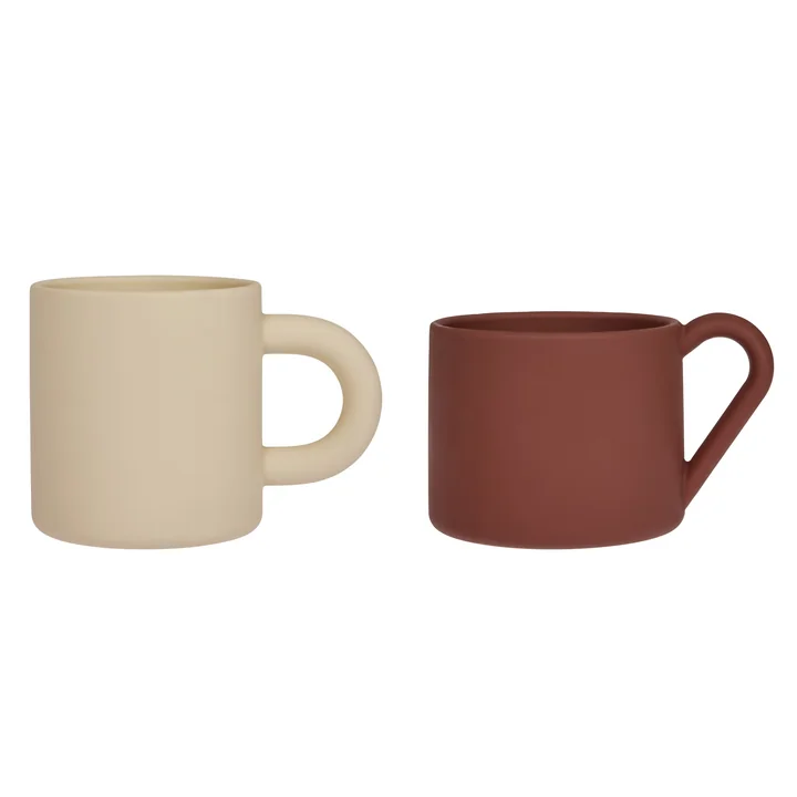 Nomu mug, vanilla / nutmeg ( set de 2) de OYOY