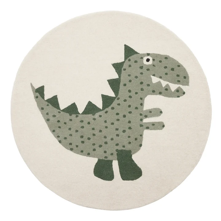 Tapis pour enfants Ø 120 cm, Dinosaure Theo de OYOY