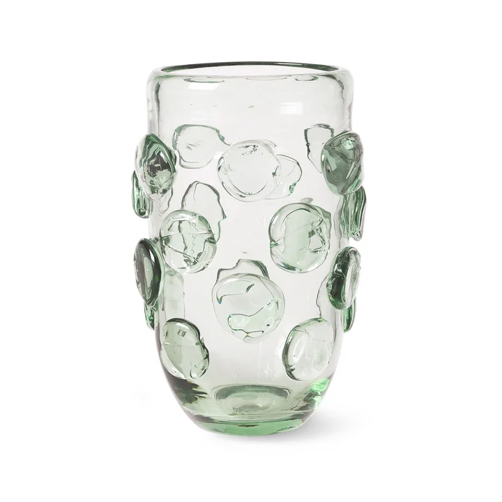 Ferm Living - Lump Vase, H 25 cm x Ø 17 cm, transparent (recyclé)