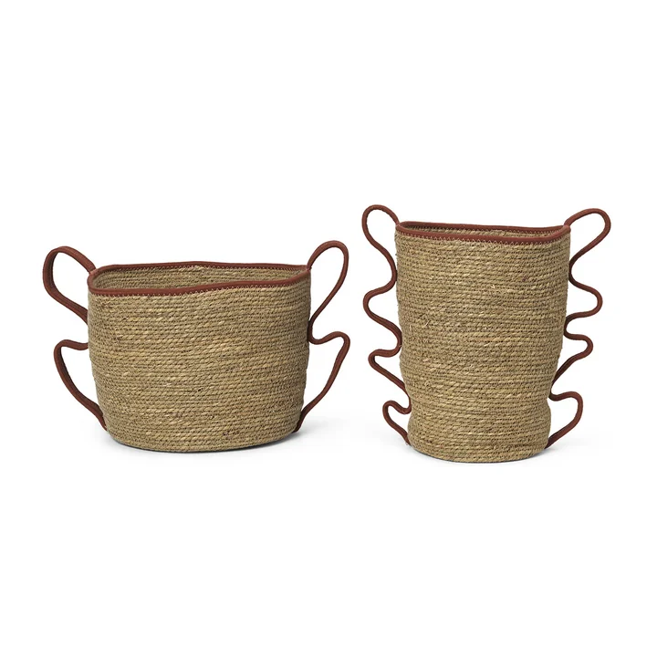 Verso Panier de Ferm Living dans la version brick