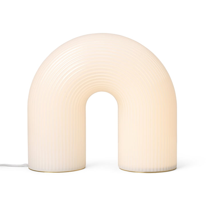 Vuelta LED Lampadaire ferm Living dans la couleur blanc