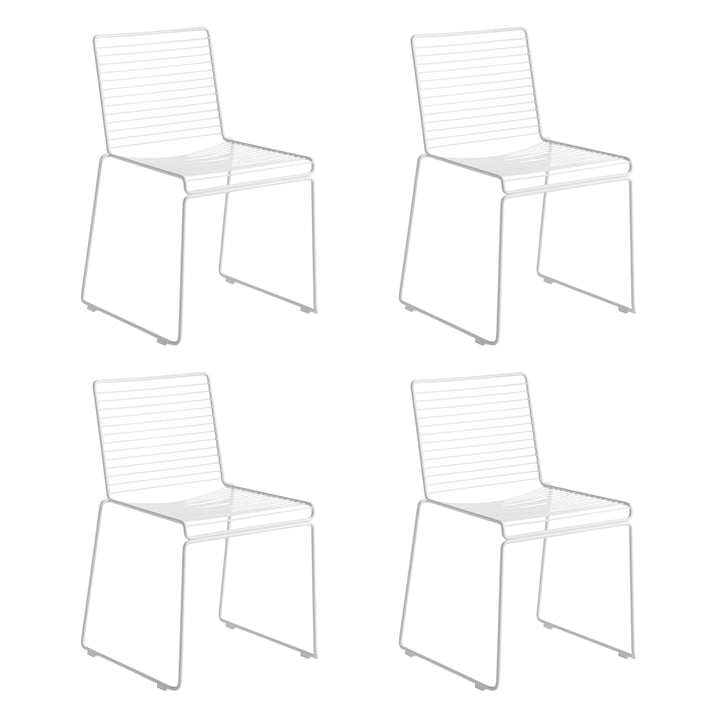 Hay - Hee Dining Chair, blanc (set de 4)