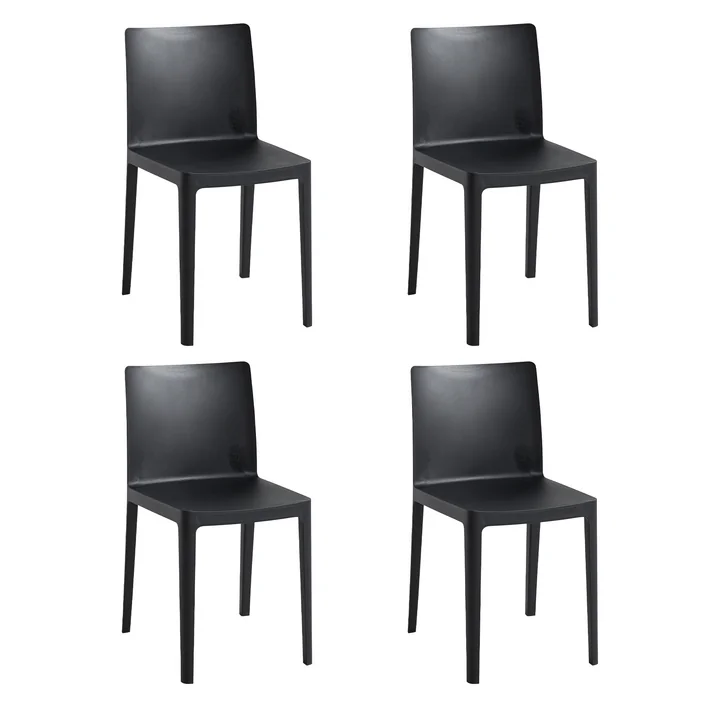 HAY - Élémentaire Chair , anthracite (set de 4)