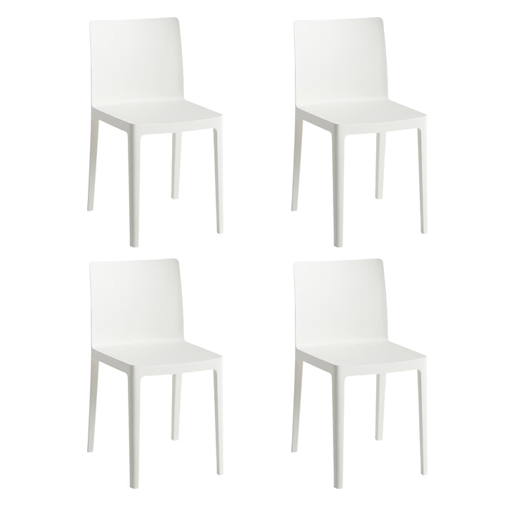 Hay - Élémentaire Chair , blanc crème (set de 4)