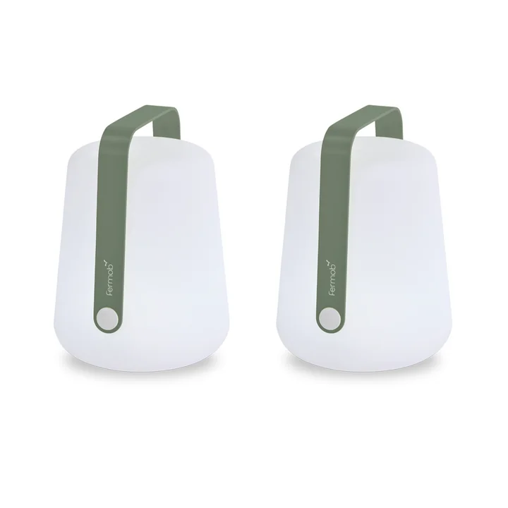 Fermob - Balad Lampe LED rechargeable, H 25 cm, cactus (lot de 2)