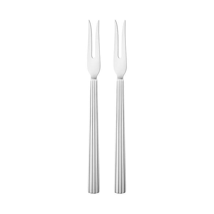 Bernadotte Fourchette de présentation de Georg Jensen en version acier inoxydable (set de 2)