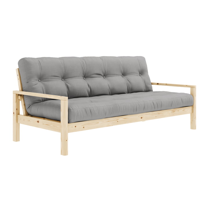 Knob Canapé-lit de Karup Design dans la finition pin naturel / gris (746)