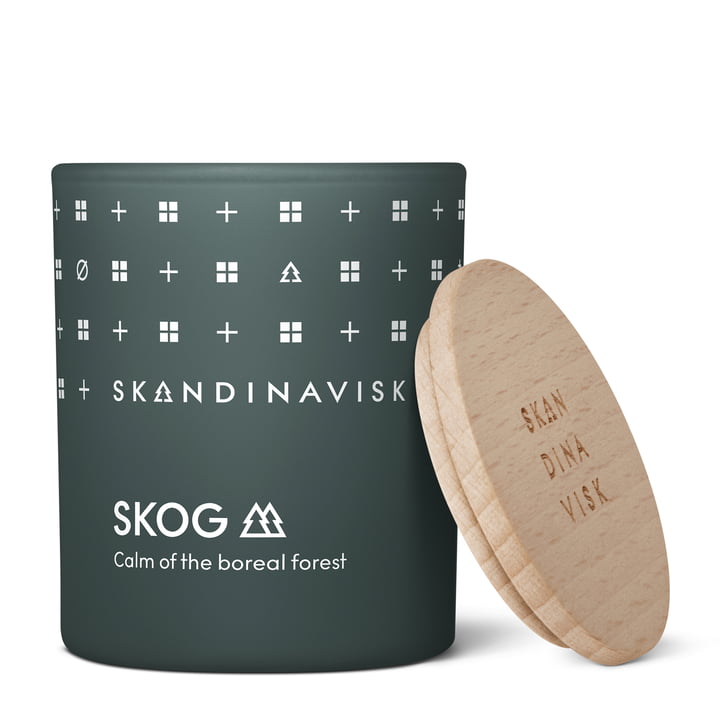 Bougie parfumée avec couvercle Ø 5,1 cm, Skog de Skandinavisk