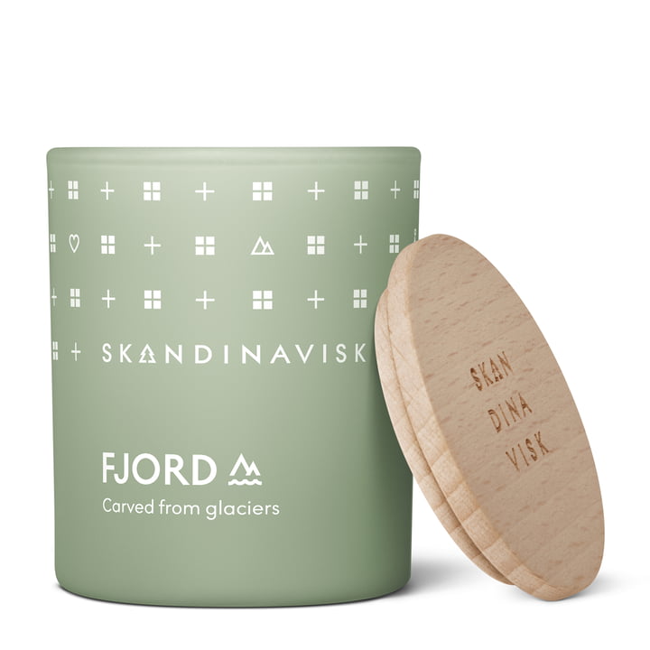 Bougie parfumée avec couvercle Ø 5,1 cm, Fjord de Skandinavisk
