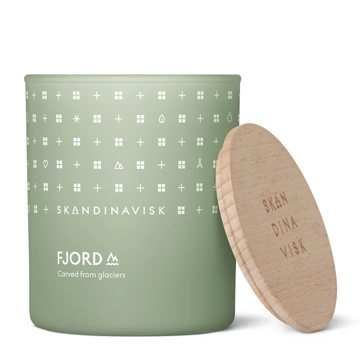 Bougie parfumée avec couvercle Ø 7,9 cm, Fjord de Skandinavisk