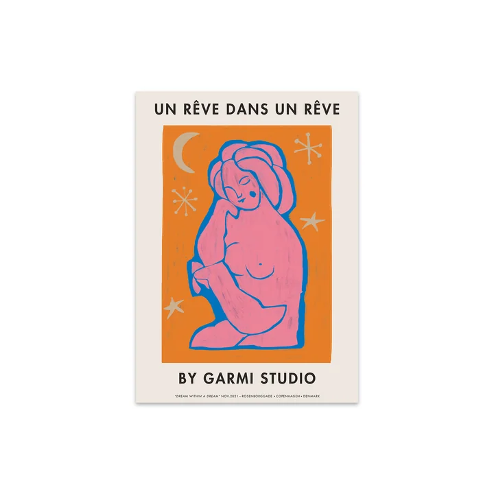 Dream Within A Dream Orange de By Garmi, 30 x 40 cm de The Poster Club