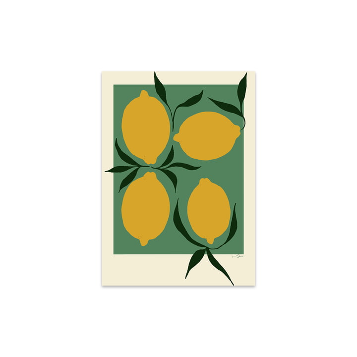 Green Lemon par Anna Mörner, 30 x 40 cm