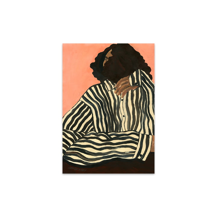 Serene Stripes par Hanna Peterson, 30 x 40 cm de The Poster Club