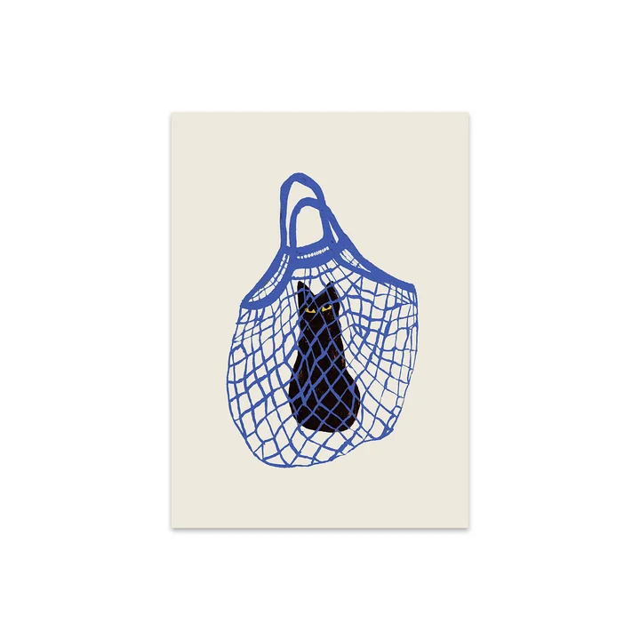 The Cat's In The Bag de Chloe Purpero Johnson, 40 x 50 cm de The Poster Club