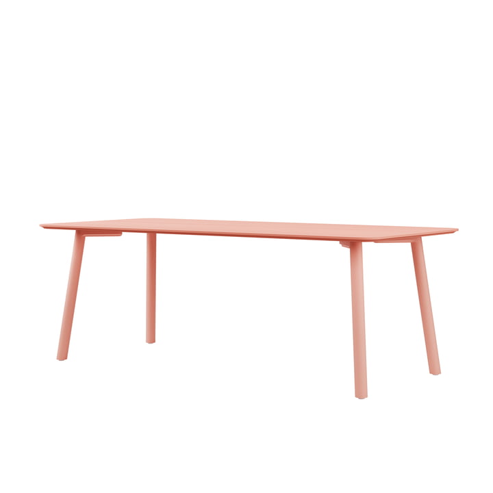 Meyer Color Table 200 x 92 cm, frêne laqué, abricot de Aprikosa