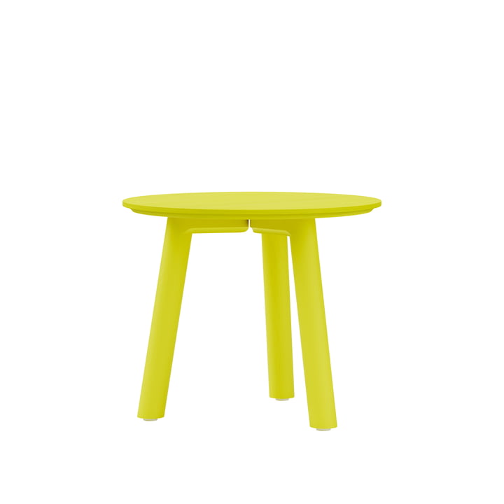 Meyer Color Table basse Medium H 45cm, frêne laqué, jaune soufre de OUT Objekte unserer Tage