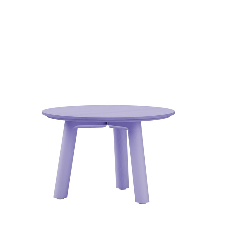 Meyer Color Table basse Medium H 35cm, frêne laqué, lilas de OUT Objekte unserer Tage