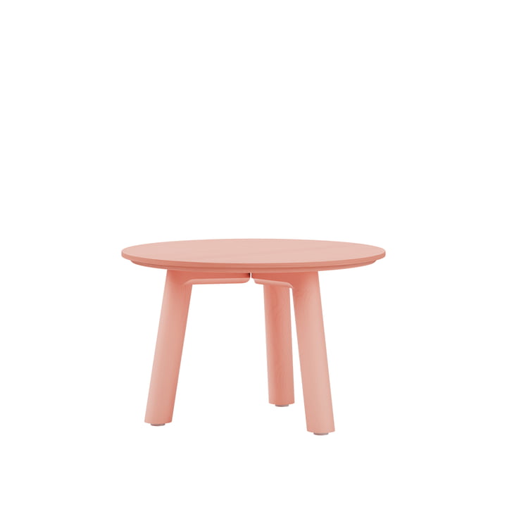 Meyer Color Table basse Medium H 35cm, frêne laqué, abricot de OUT Objekte unserer Tage