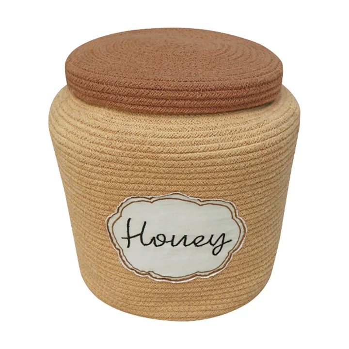Panier de rangement, Honey Pot, jaune de Lorena Canals