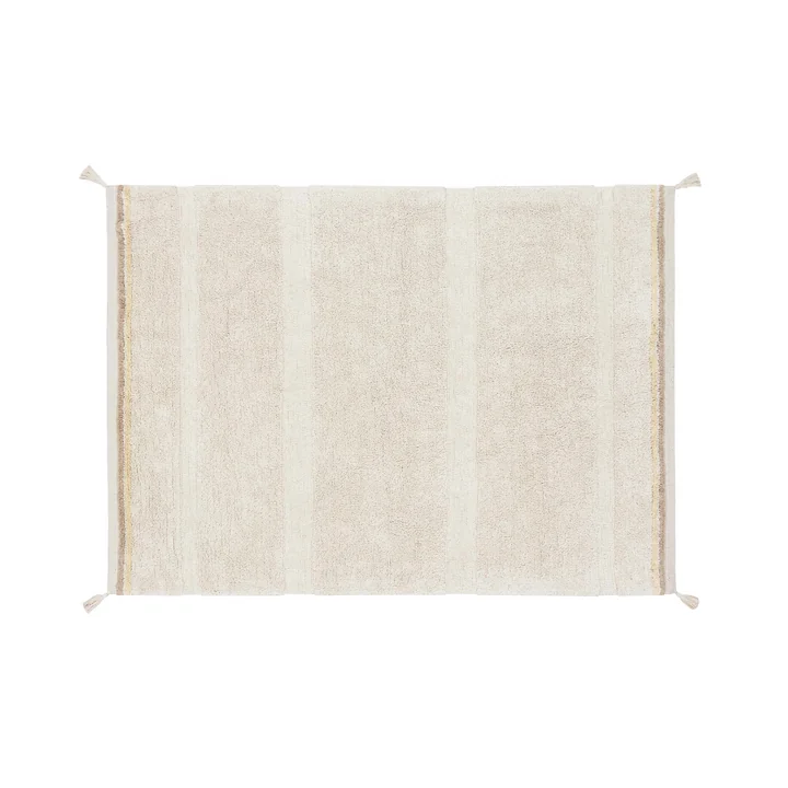 Bloom Natural Tapis, 140 x 200 cm, naturel de Lorena Canals