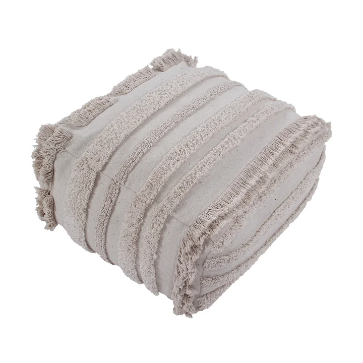 Early Hours Pouf, 54 x 54 cm, naturel de Lorena Canals