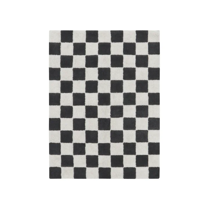 Kitchen Tiles Tapis, 120 x 160 cm, gris foncé de Lorena Canals