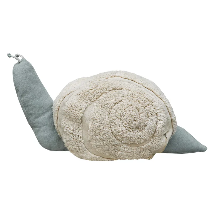 Pouf Mr. Snail, bleu de Lorena Canals