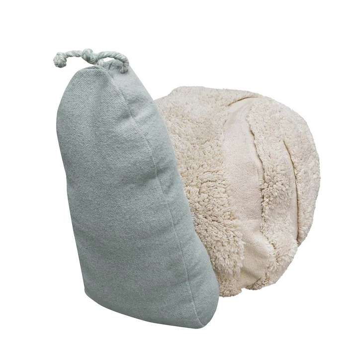 Pouf Mr. Snail, bleu de Lorena Canals