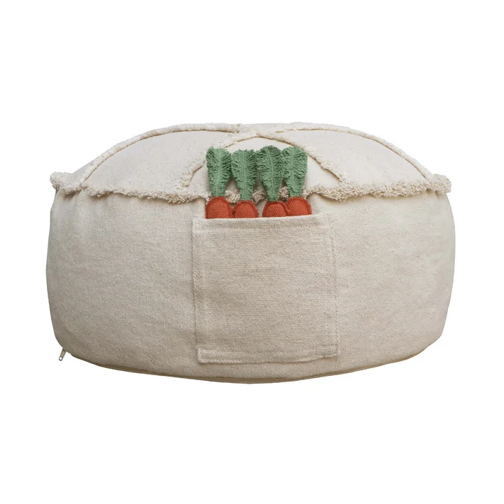 Tic-Tac-Toe Pouf, 50 x 50 cm, naturel de Lorena Canals