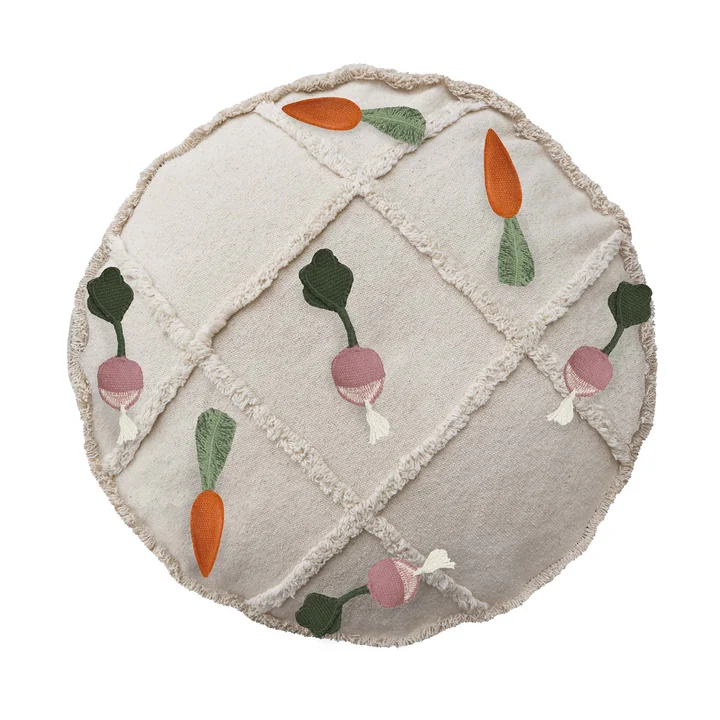 Tic-Tac-Toe Pouf, 50 x 50 cm, naturel de Lorena Canals