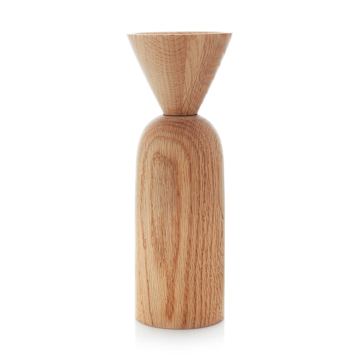 Shape Cone Vase de applicata dans la version chêne