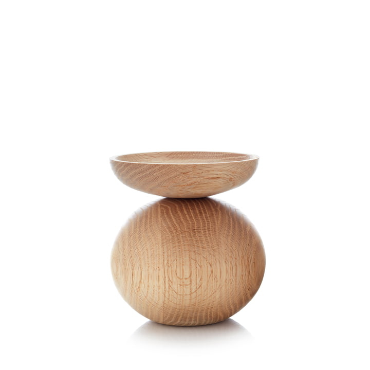 Shape Ball Vase de applicata dans la version chêne