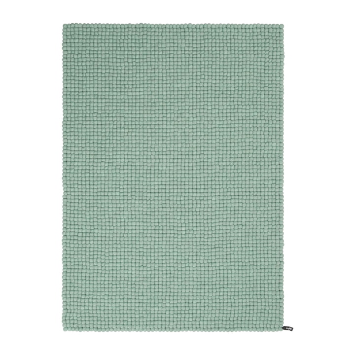 Fine Tapis de boules de feutre de myfelt dans la couleur turquoise