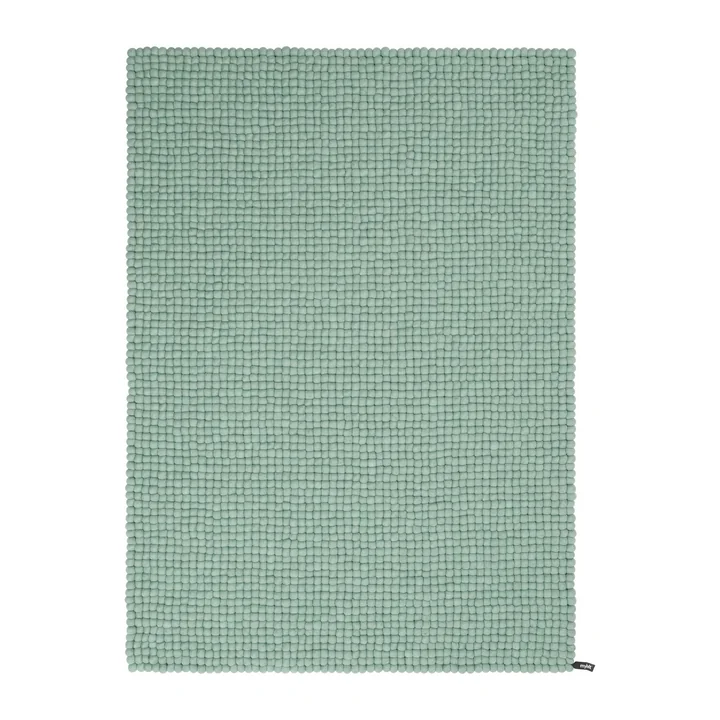Fine Tapis de boules de feutre de myfelt dans la couleur turquoise