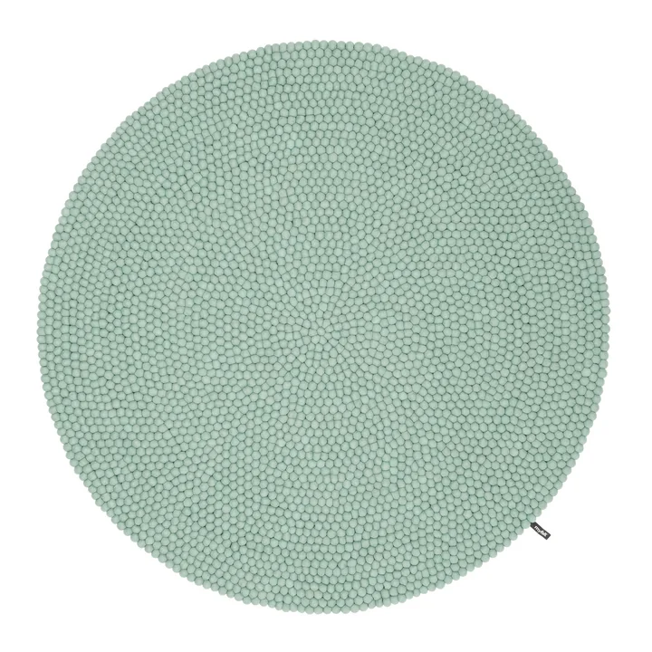 Mats tapis de boules de feutre de myfelt dans la couleur turquoise