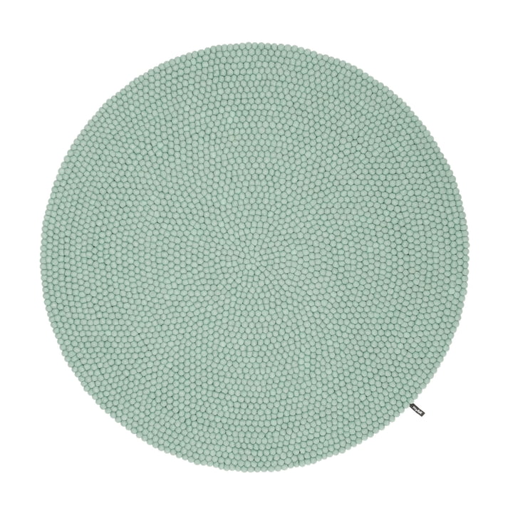 Mats tapis de boules de feutre de myfelt dans la couleur turquoise