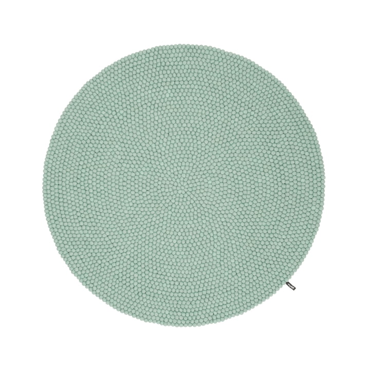 Mats tapis de boules de feutre de myfelt dans la couleur turquoise