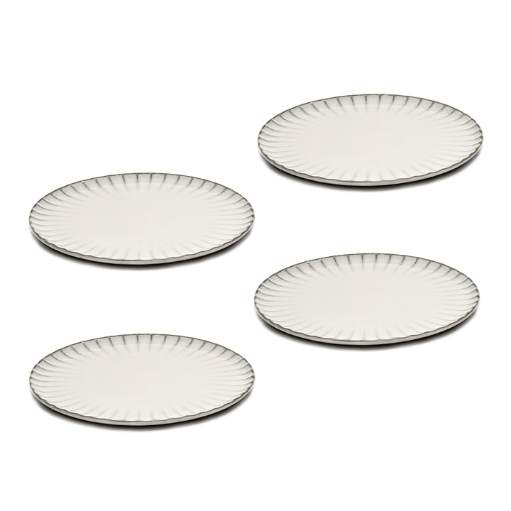 Inku Assiette de Serax en blanc