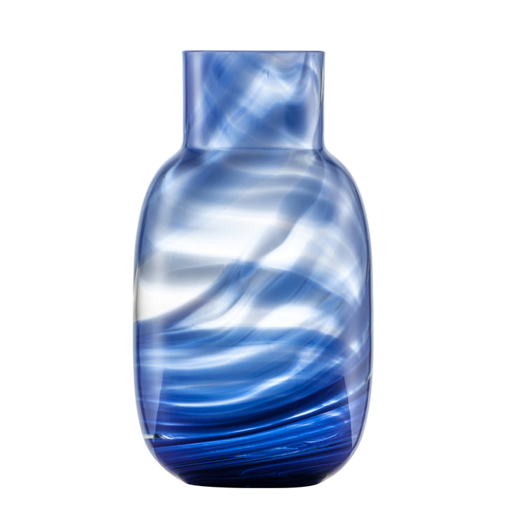 Waters Vase de Zwiesel Glas dans la couleur bleue