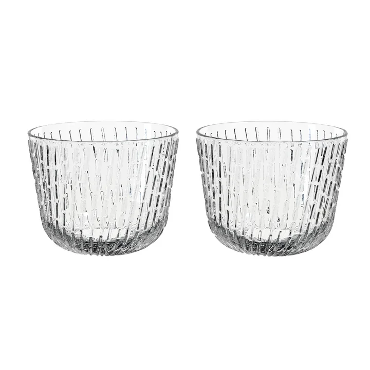 Marimekko - Syksy Verre, 220 ml, transparent (set de 2)