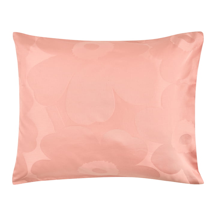 Unikko Taie d'oreiller, 80 x 80 cm, powder / pink de Marimekko