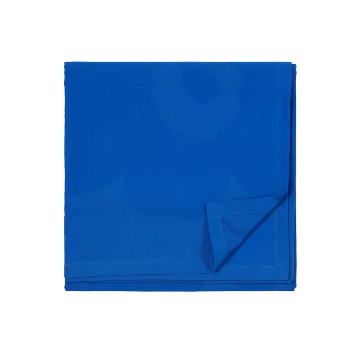 Unikko Nappe, 140 x 250 cm, bleu foncé / bleu de Marimekko